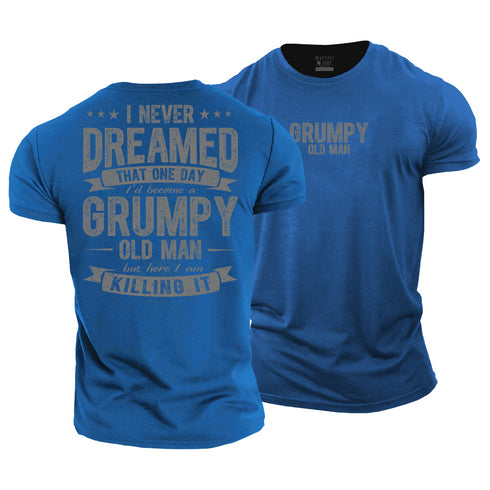 Men's Grumpy Old Man Cotton T-Shirt